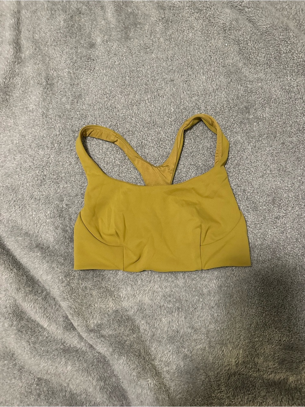 lululemon athletica Seamless Racerback Sports Bra - Mustard Yellow